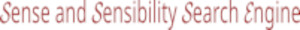 Sense and Sensibility Search